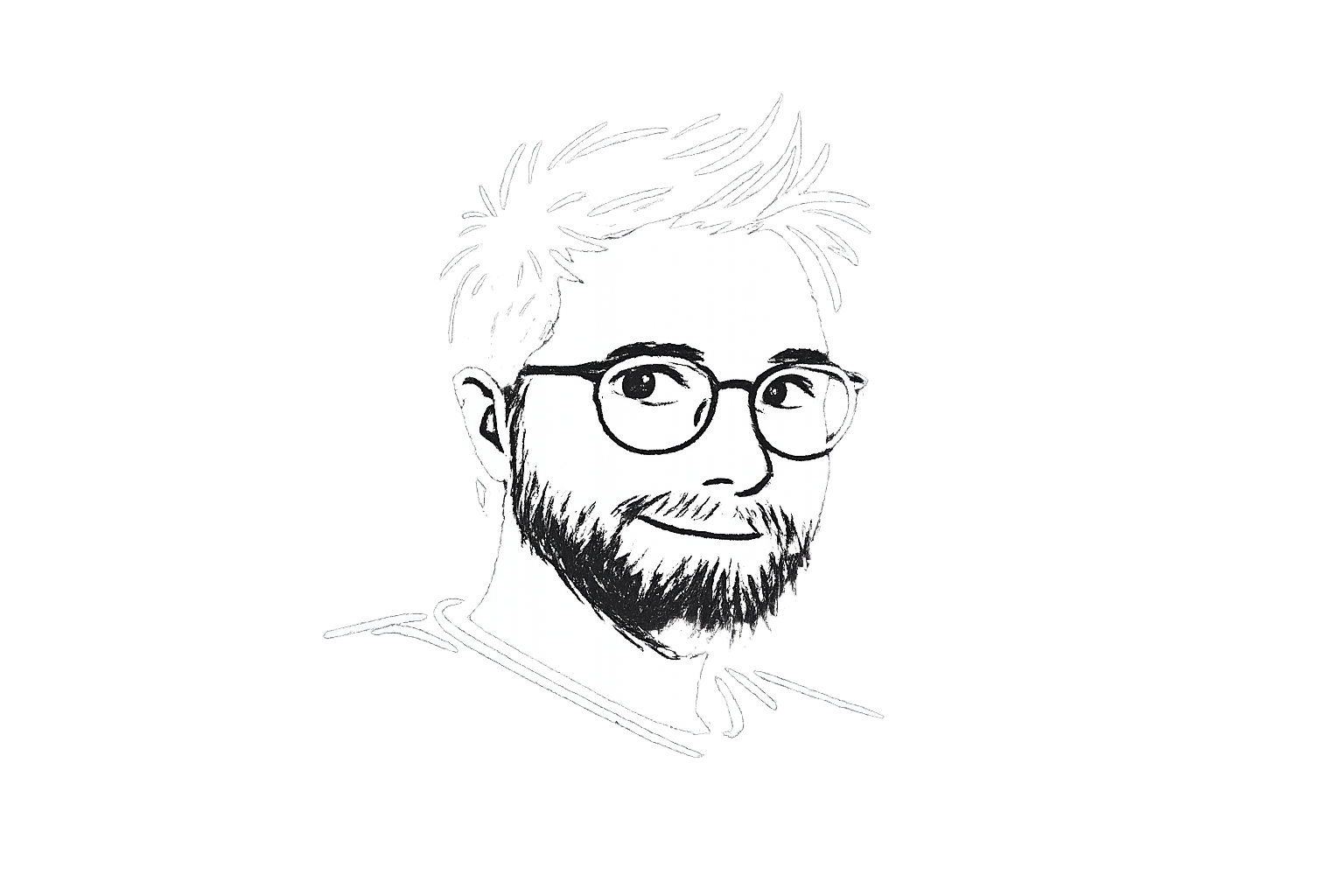 Portrait illustré de Damien Costaz